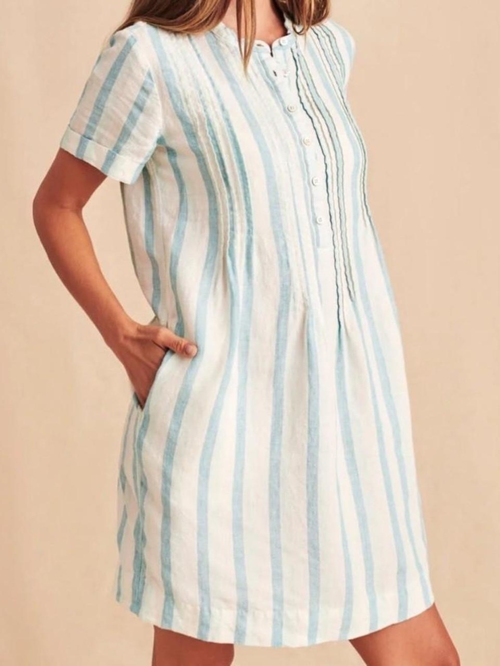 Faherty Gemina Linen Dress